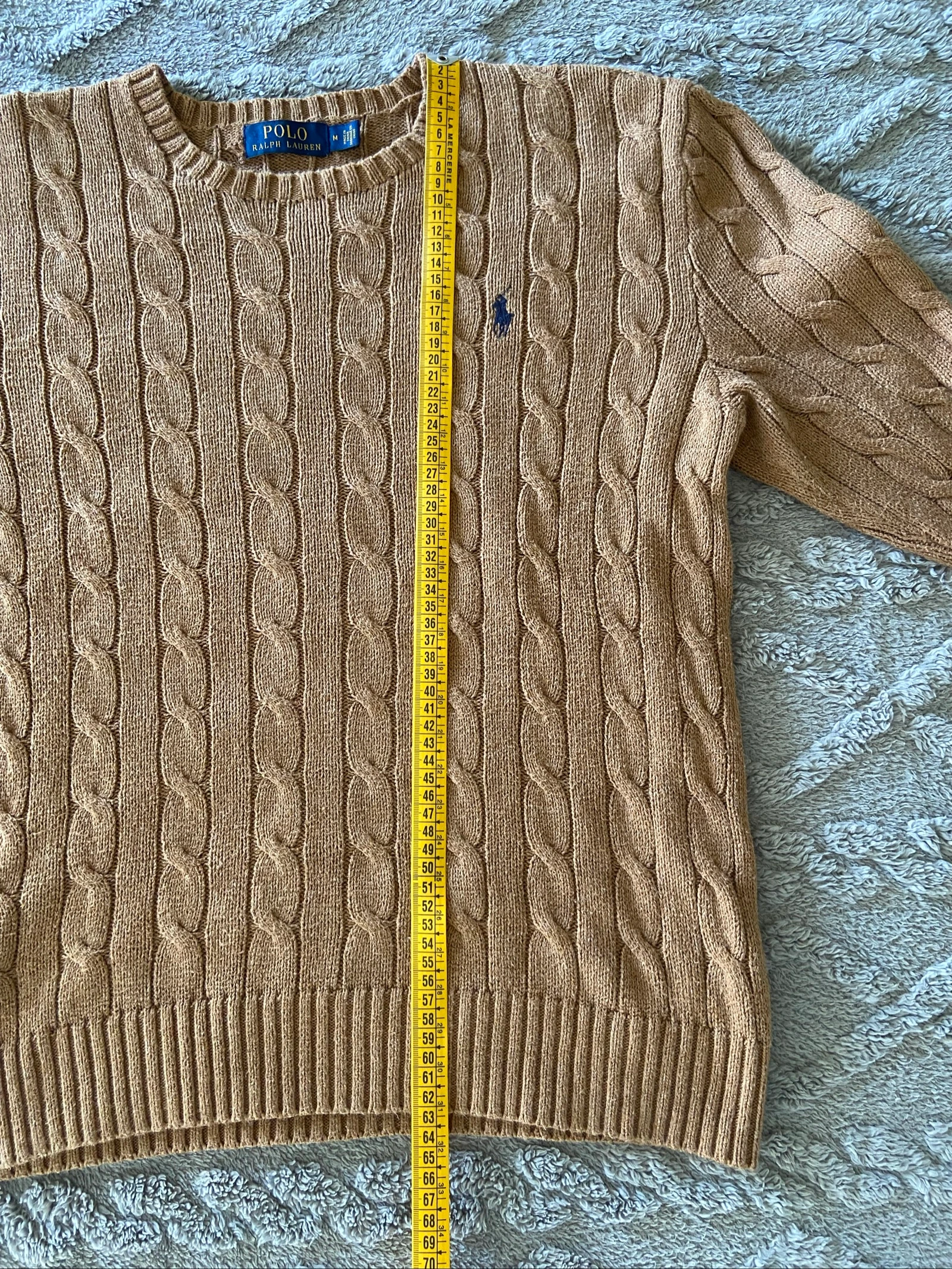 Polo Ralph Lauren Twisted Sweater – Beige – Size M – photo 6